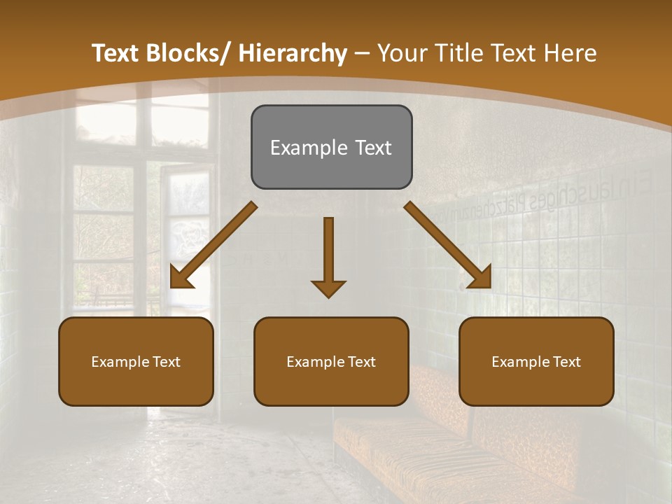 Vandalismus Raum Tristesse PowerPoint Template