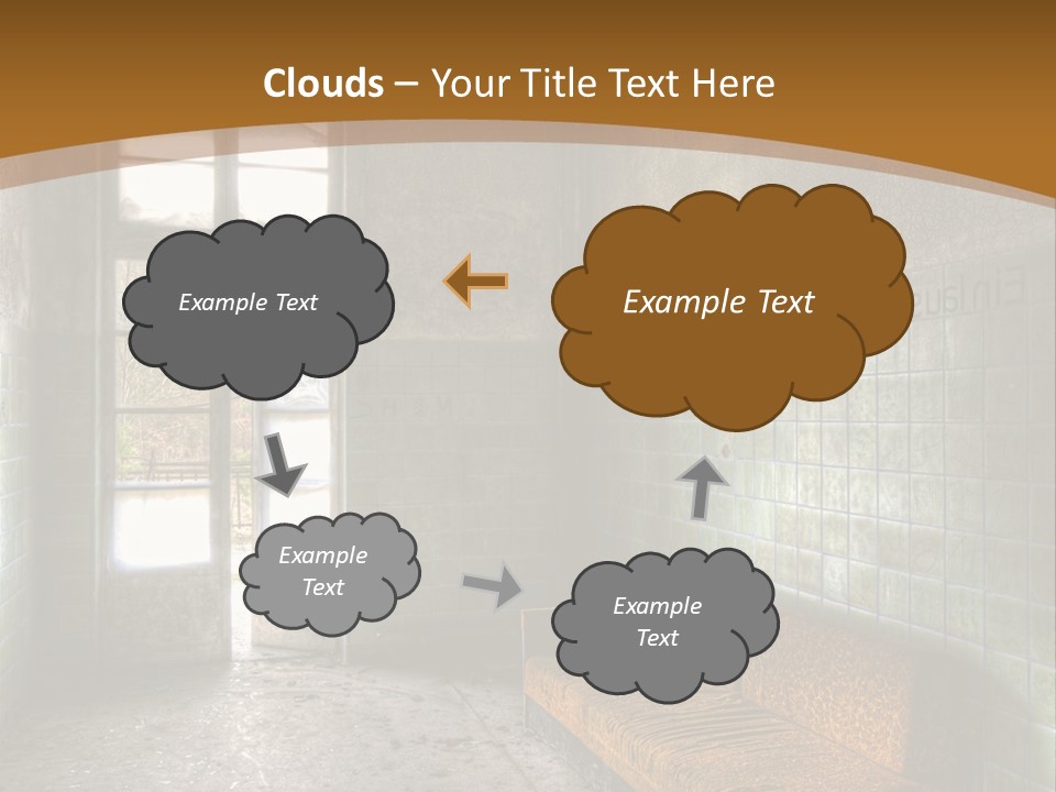 Vandalismus Raum Tristesse PowerPoint Template