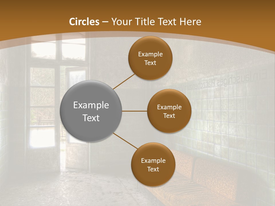 Vandalismus Raum Tristesse PowerPoint Template