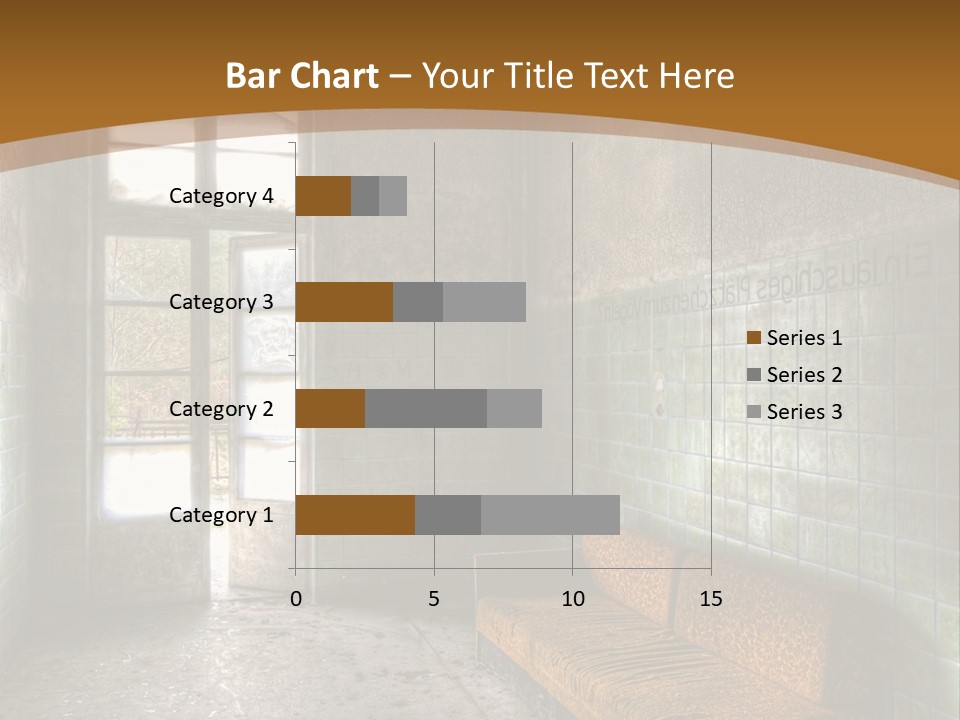 Vandalismus Raum Tristesse PowerPoint Template