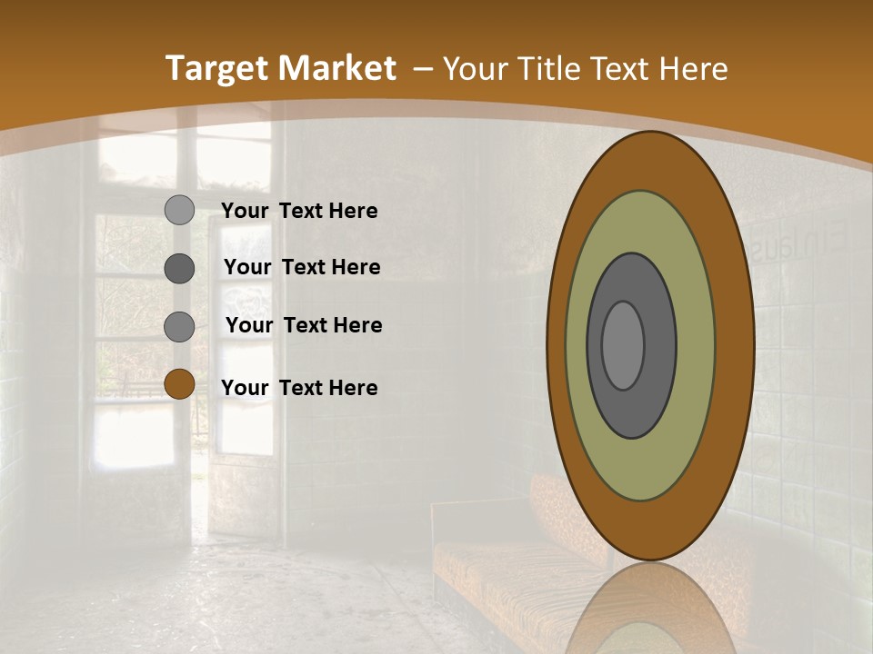 Vandalismus Raum Tristesse PowerPoint Template