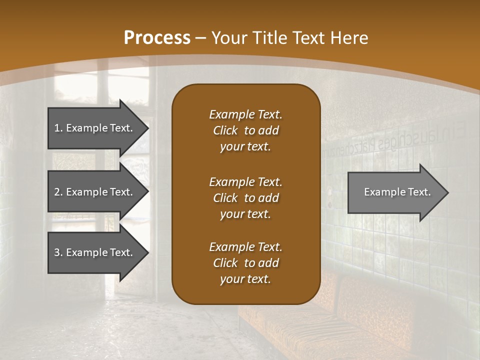 Vandalismus Raum Tristesse PowerPoint Template