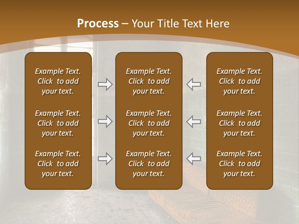 Vandalismus Raum Tristesse PowerPoint Template