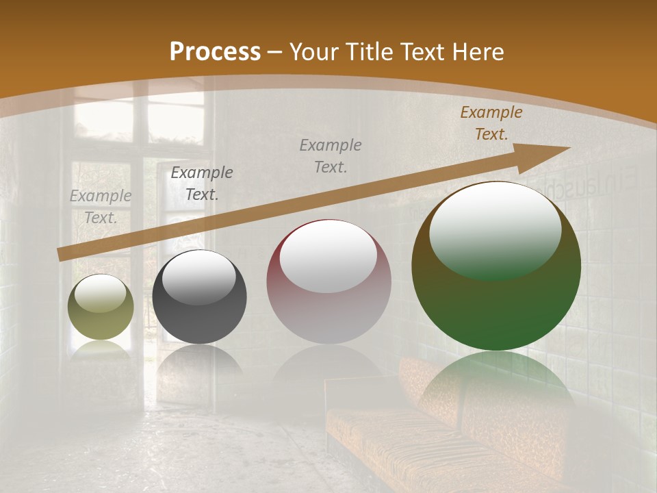 Vandalismus Raum Tristesse PowerPoint Template