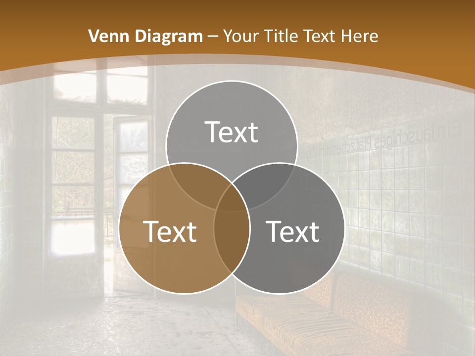 Vandalismus Raum Tristesse PowerPoint Template