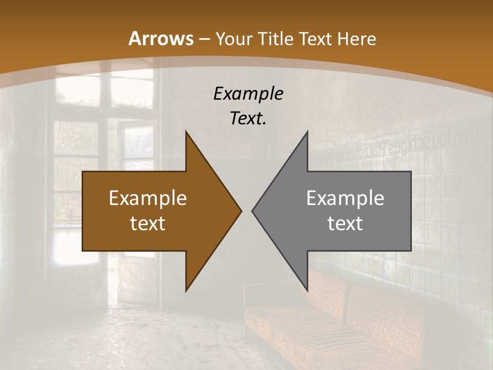 Vandalismus Raum Tristesse PowerPoint Template
