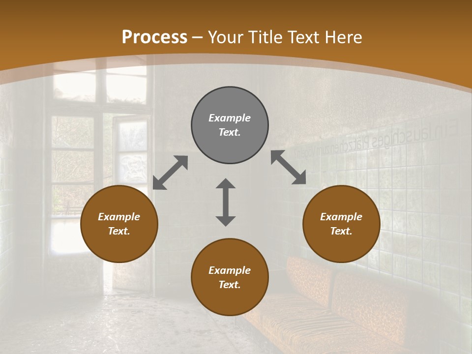 Vandalismus Raum Tristesse PowerPoint Template
