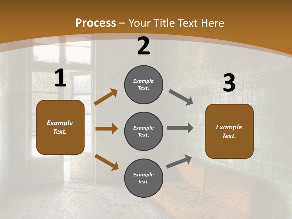 Vandalismus Raum Tristesse PowerPoint Template