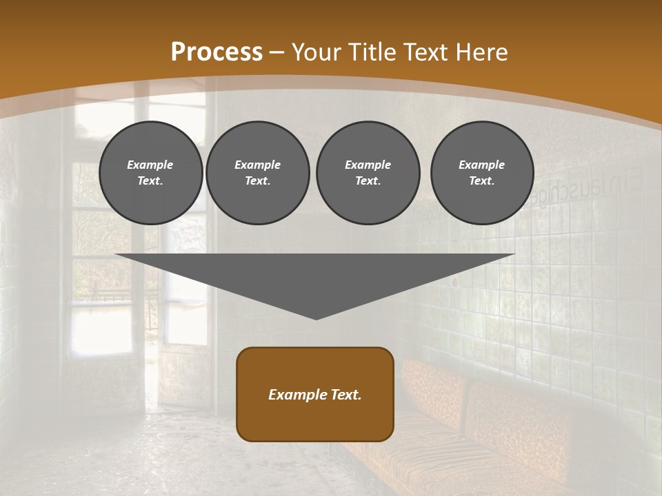 Vandalismus Raum Tristesse PowerPoint Template