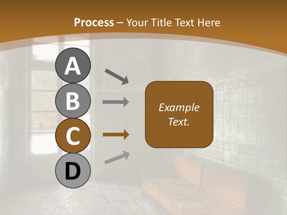 Vandalismus Raum Tristesse PowerPoint Template