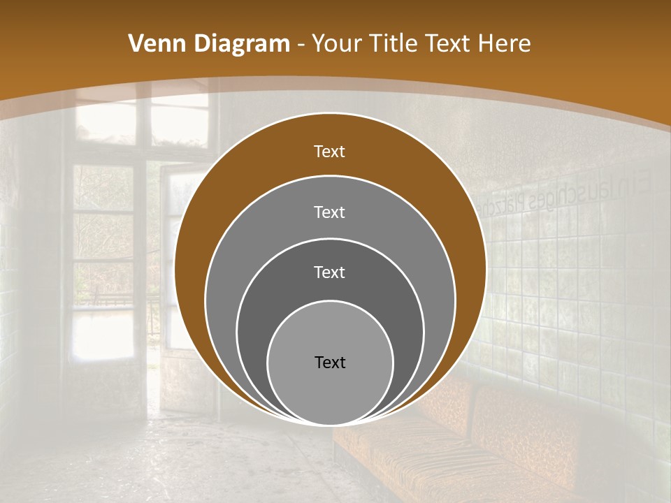 Vandalismus Raum Tristesse PowerPoint Template