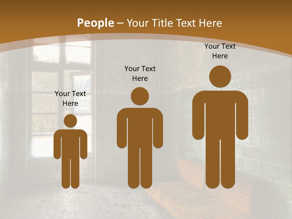 Vandalismus Raum Tristesse PowerPoint Template