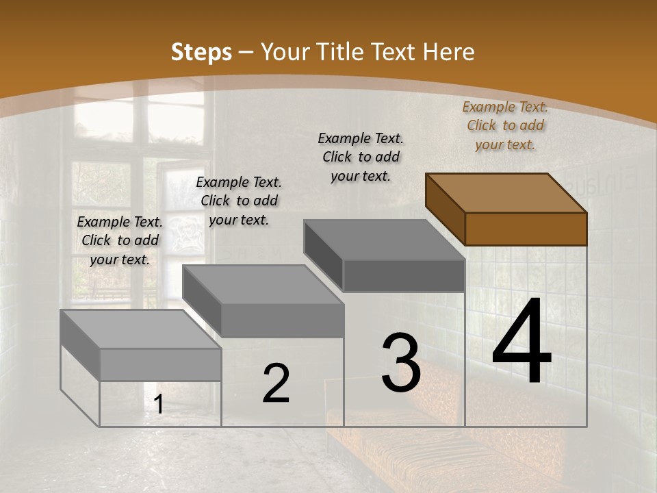 Vandalismus Raum Tristesse PowerPoint Template