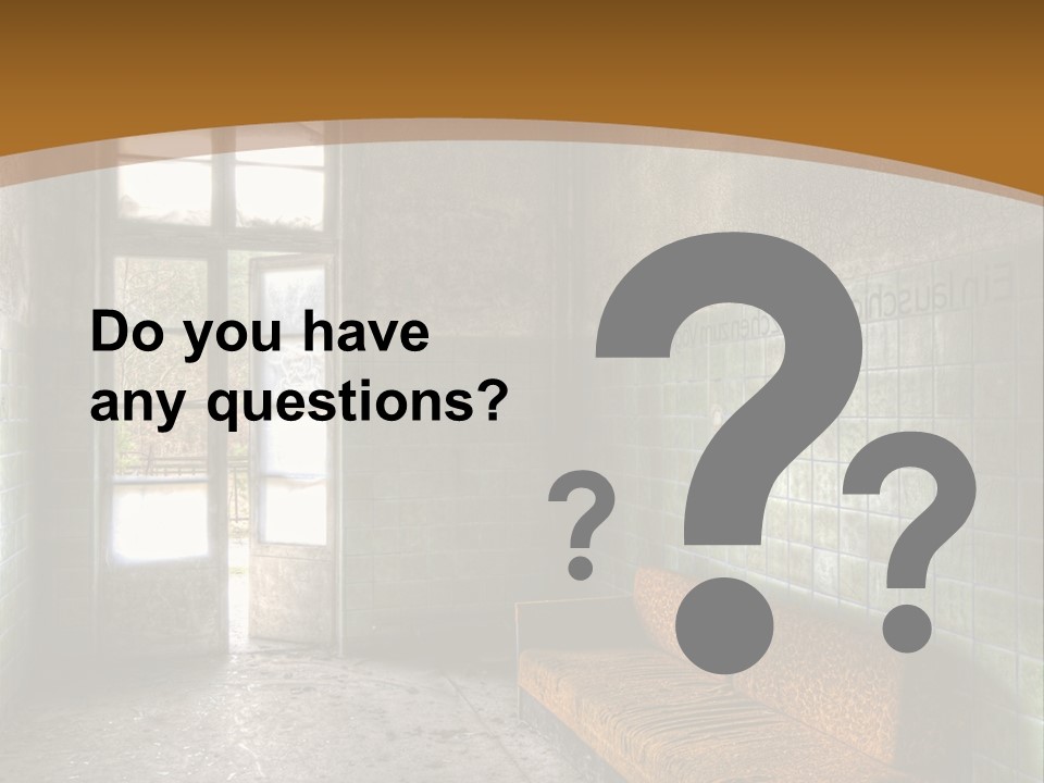 Vandalismus Raum Tristesse PowerPoint Template