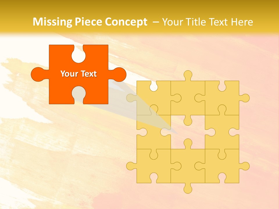 Ink Painted Rough PowerPoint Template