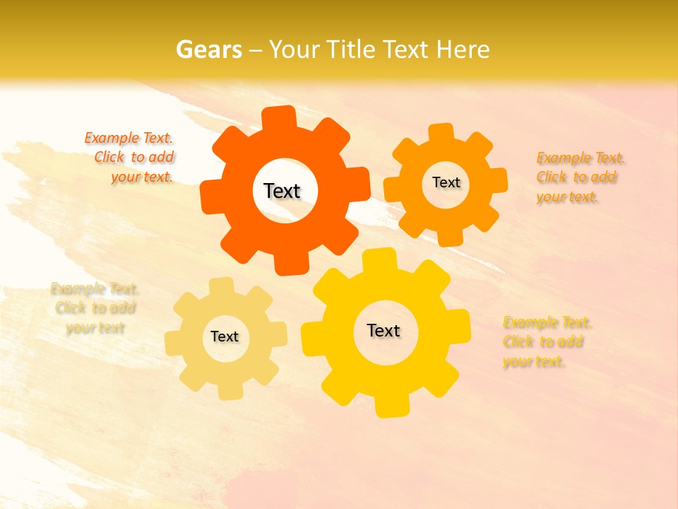 Ink Painted Rough PowerPoint Template