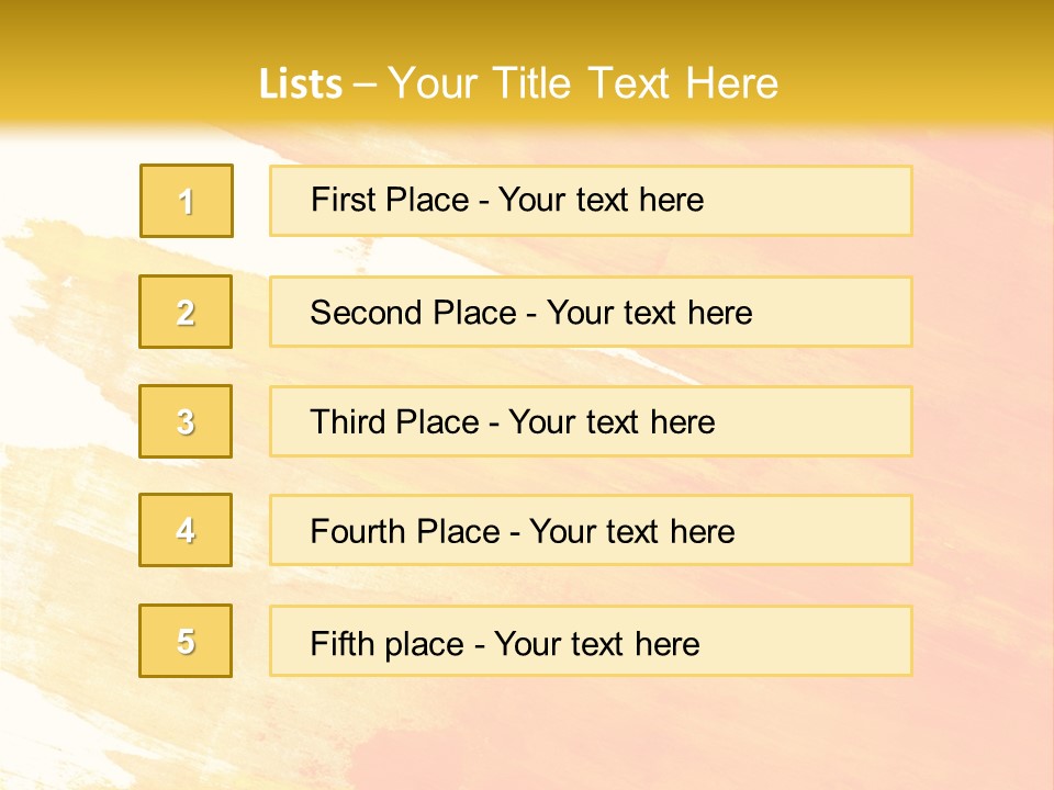 Ink Painted Rough PowerPoint Template