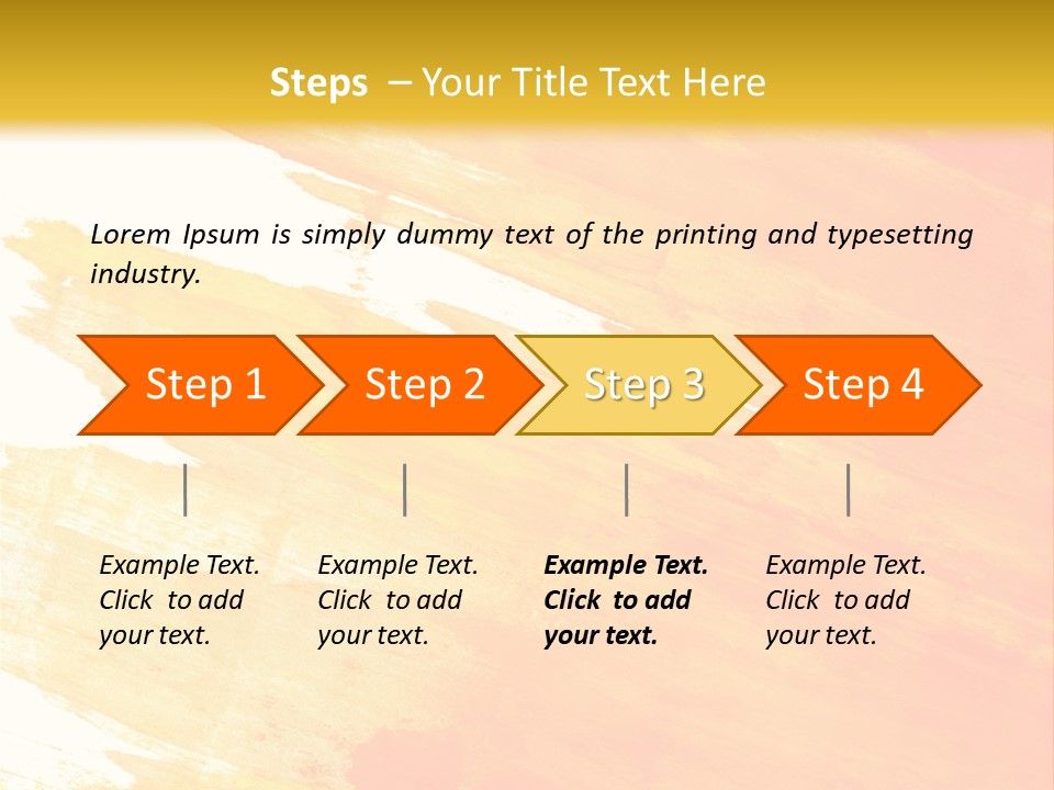 Ink Painted Rough PowerPoint Template