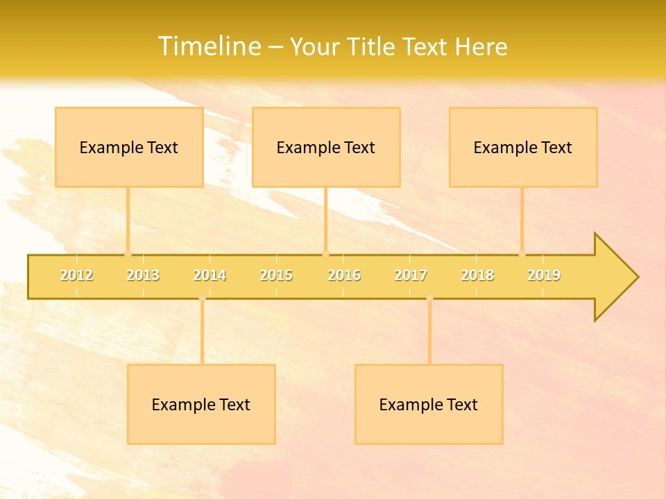 Ink Painted Rough PowerPoint Template