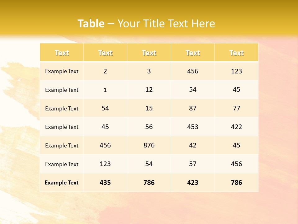 Ink Painted Rough PowerPoint Template