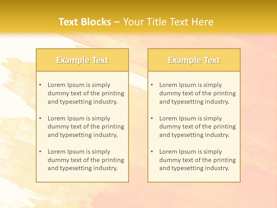 Ink Painted Rough PowerPoint Template