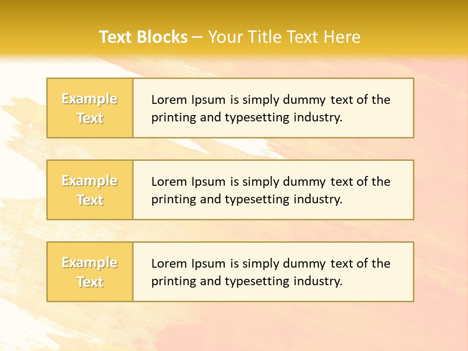 Ink Painted Rough PowerPoint Template