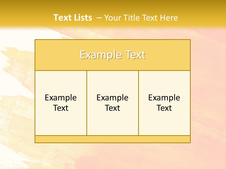 Ink Painted Rough PowerPoint Template