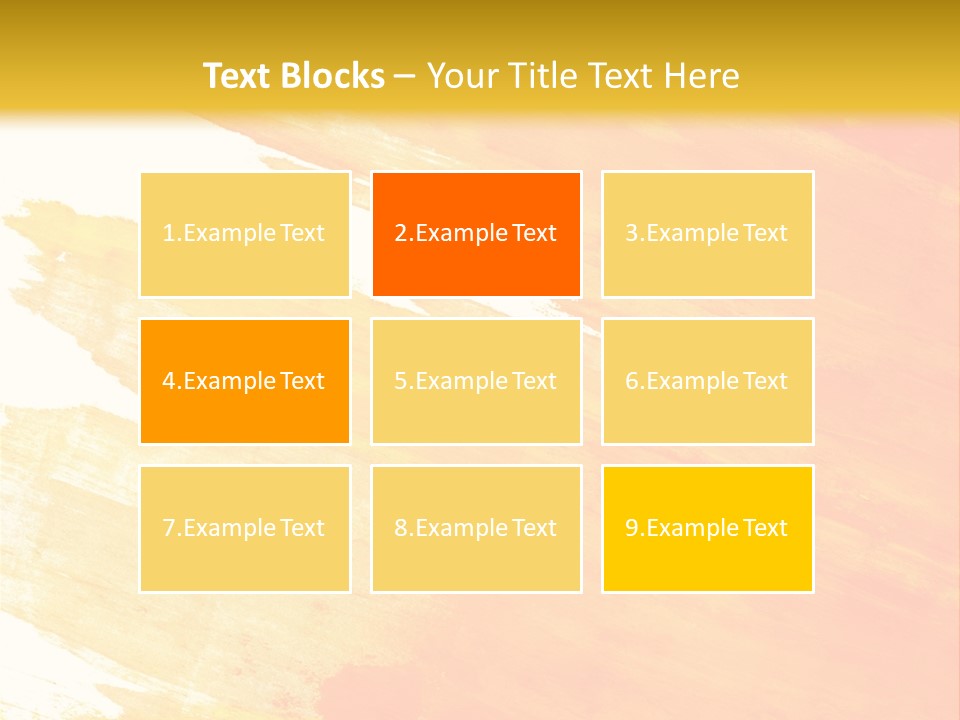 Ink Painted Rough PowerPoint Template