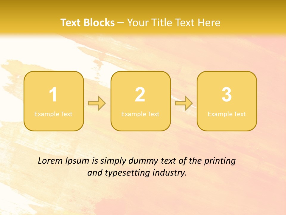 Ink Painted Rough PowerPoint Template