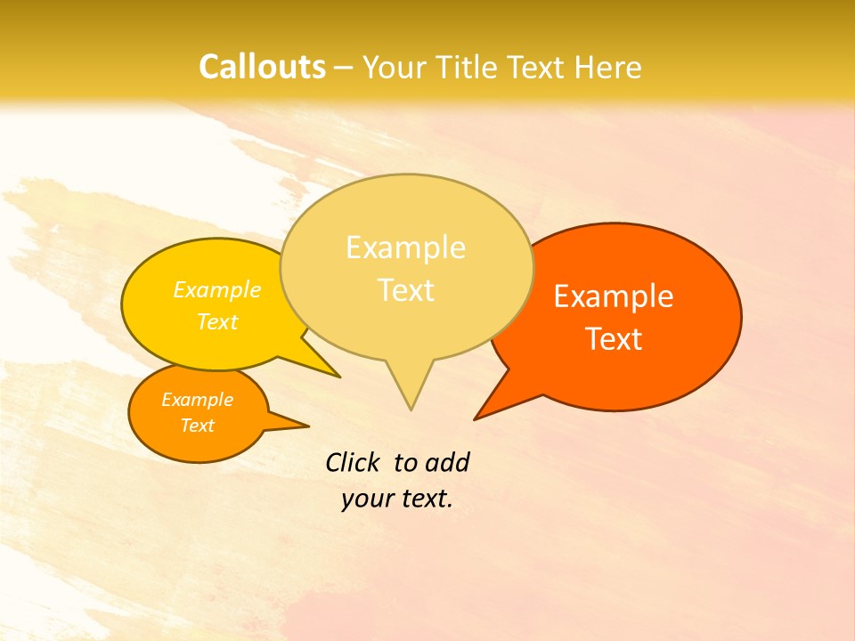 Ink Painted Rough PowerPoint Template