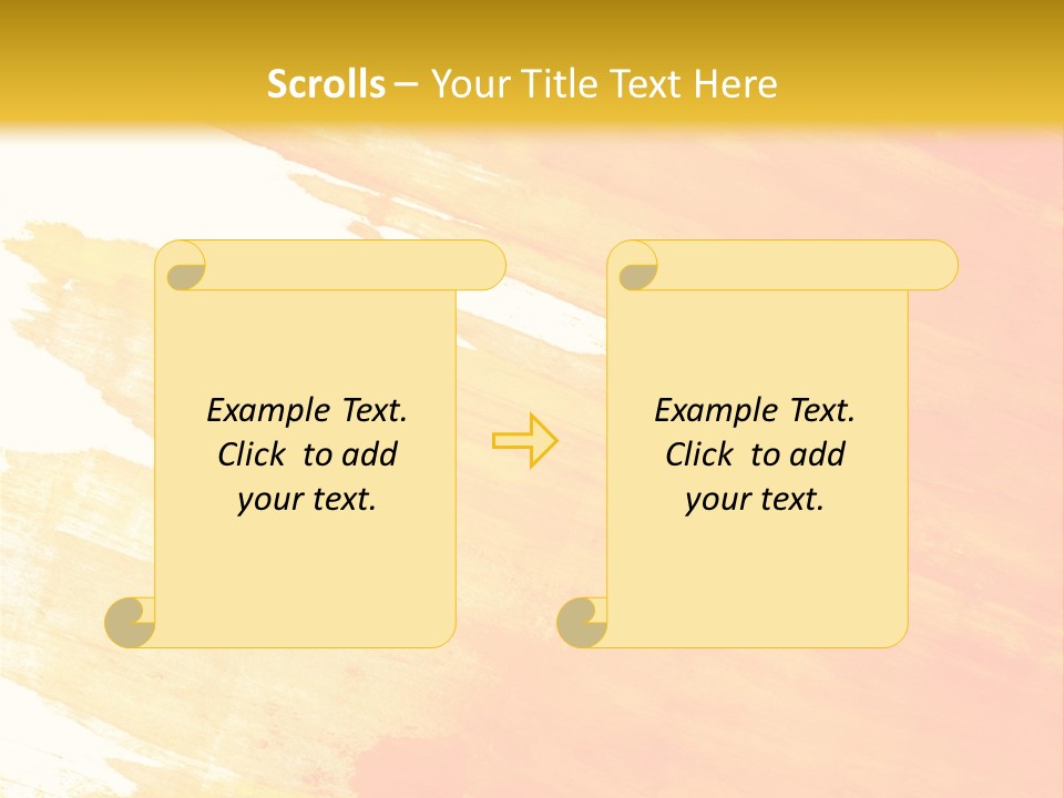 Ink Painted Rough PowerPoint Template