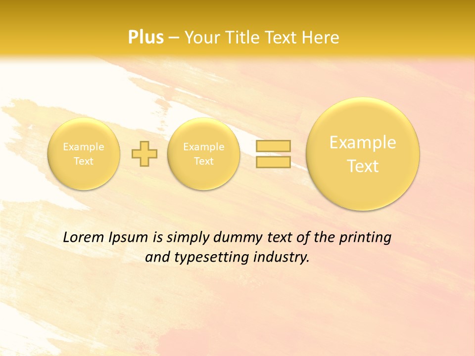 Ink Painted Rough PowerPoint Template