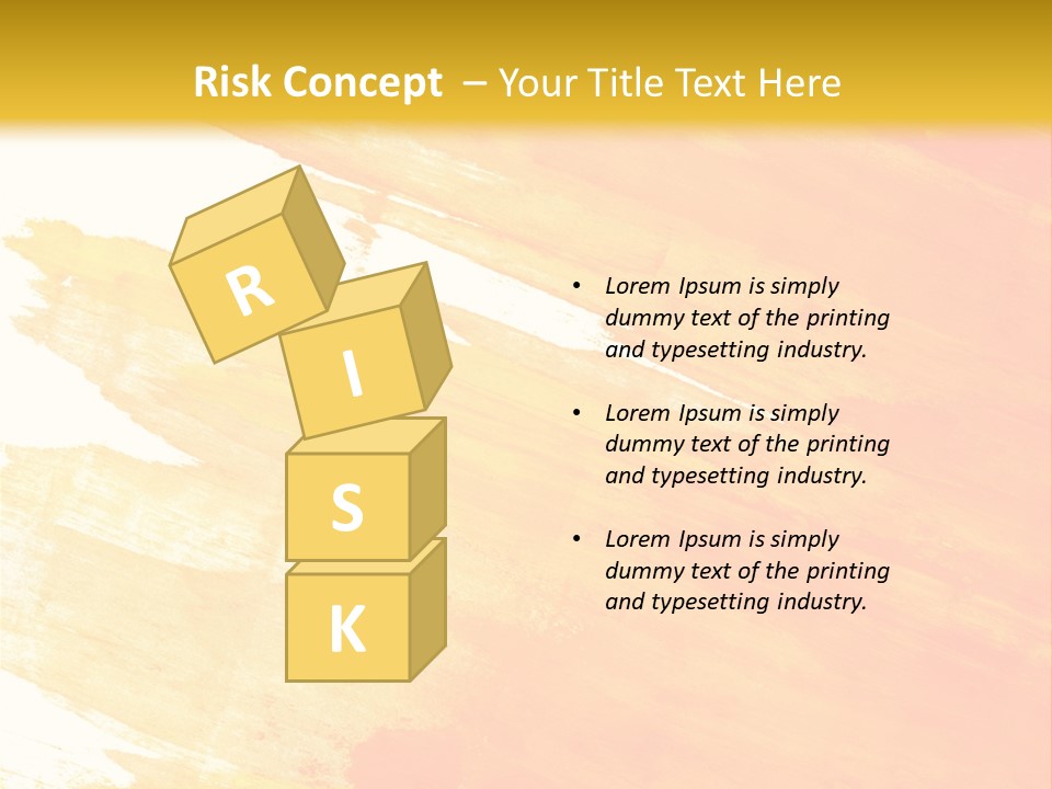 Ink Painted Rough PowerPoint Template