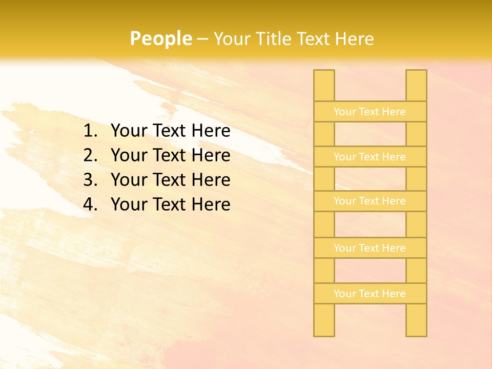 Ink Painted Rough PowerPoint Template