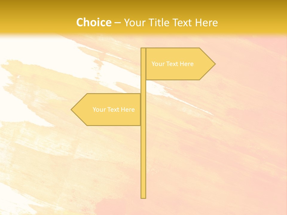 Ink Painted Rough PowerPoint Template