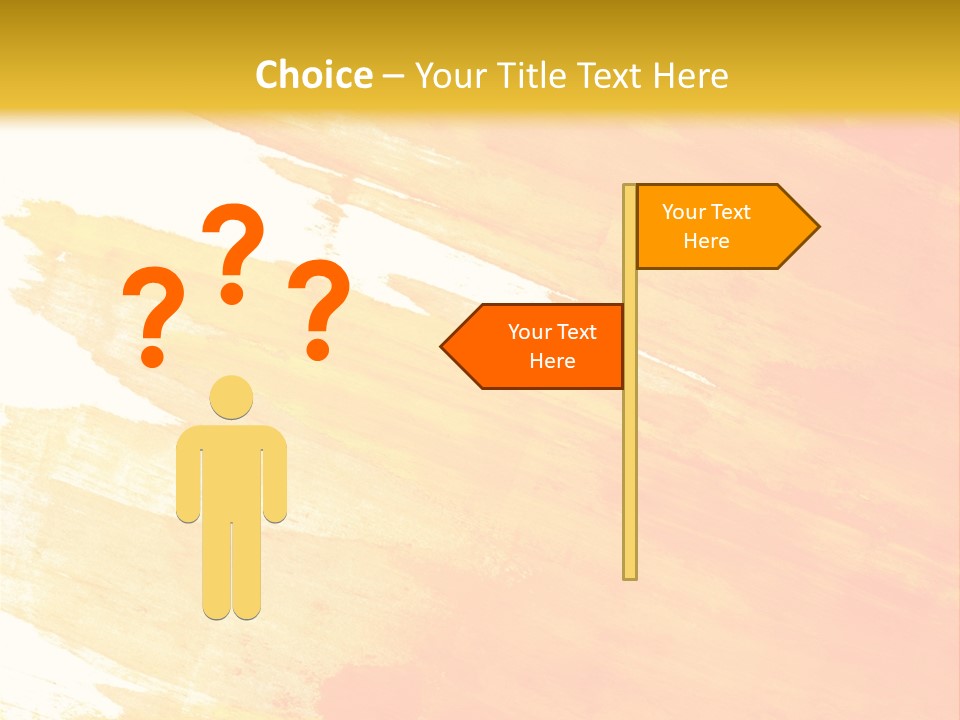 Ink Painted Rough PowerPoint Template