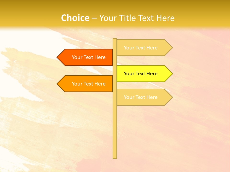 Ink Painted Rough PowerPoint Template