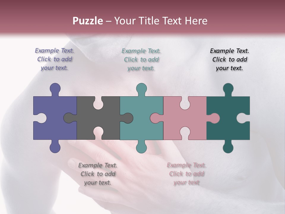 Mensch Burnout Schmerzen PowerPoint Template