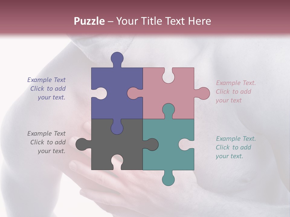 Mensch Burnout Schmerzen PowerPoint Template