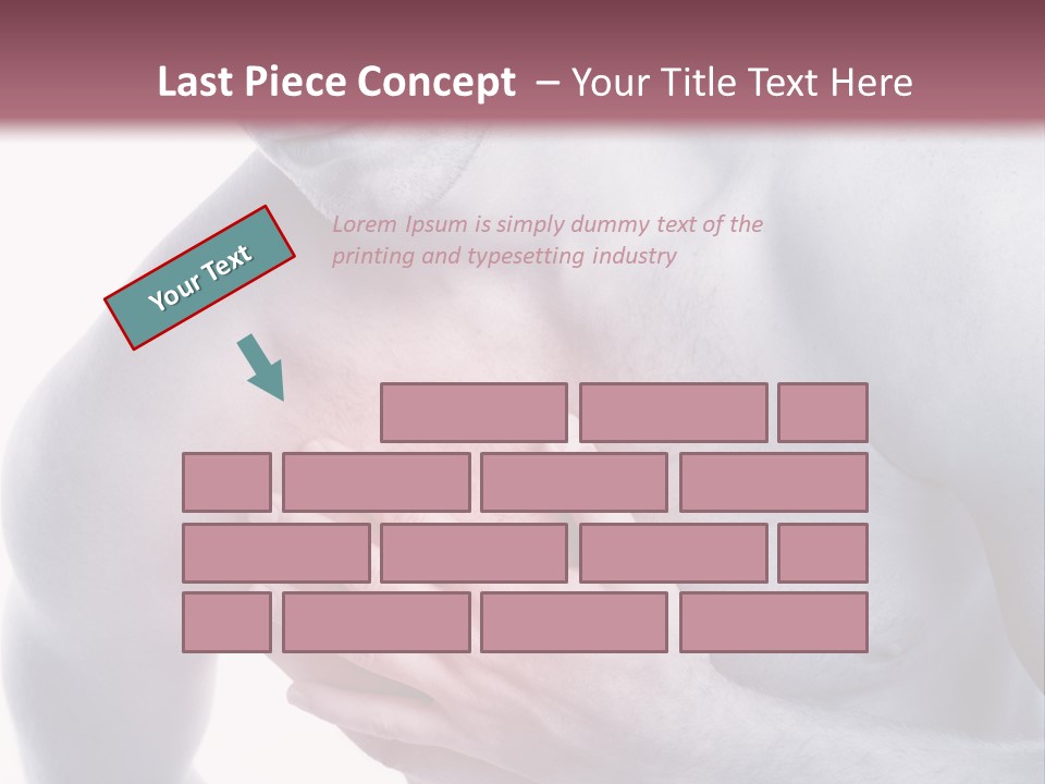 Mensch Burnout Schmerzen PowerPoint Template