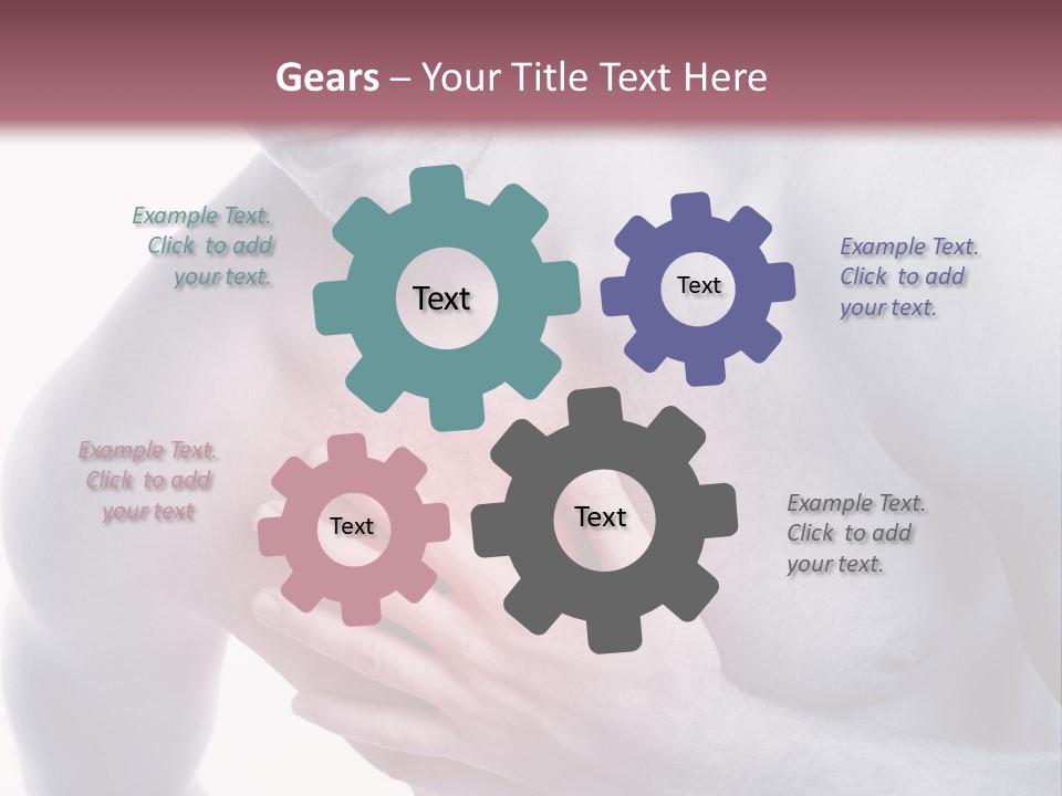 Mensch Burnout Schmerzen PowerPoint Template