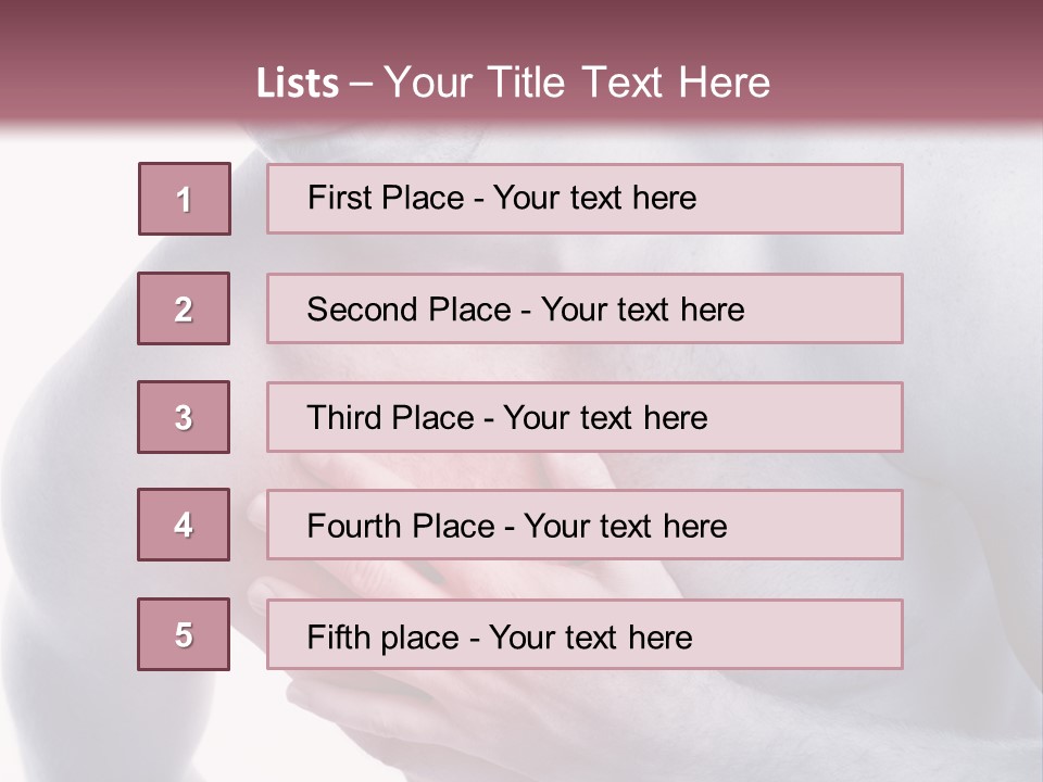 Mensch Burnout Schmerzen PowerPoint Template