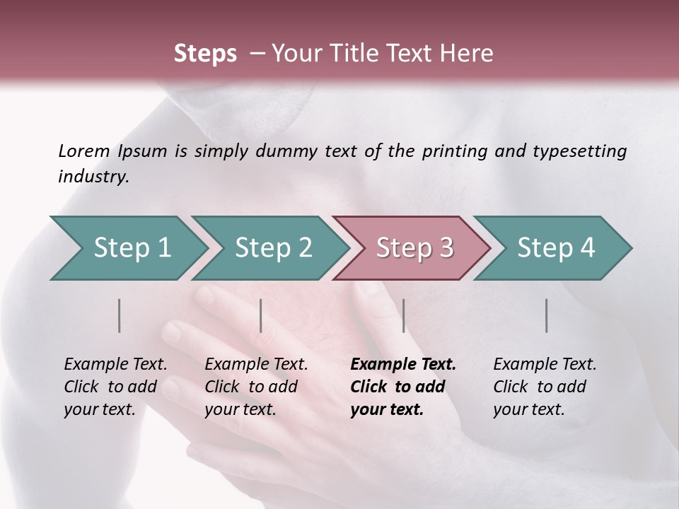 Mensch Burnout Schmerzen PowerPoint Template