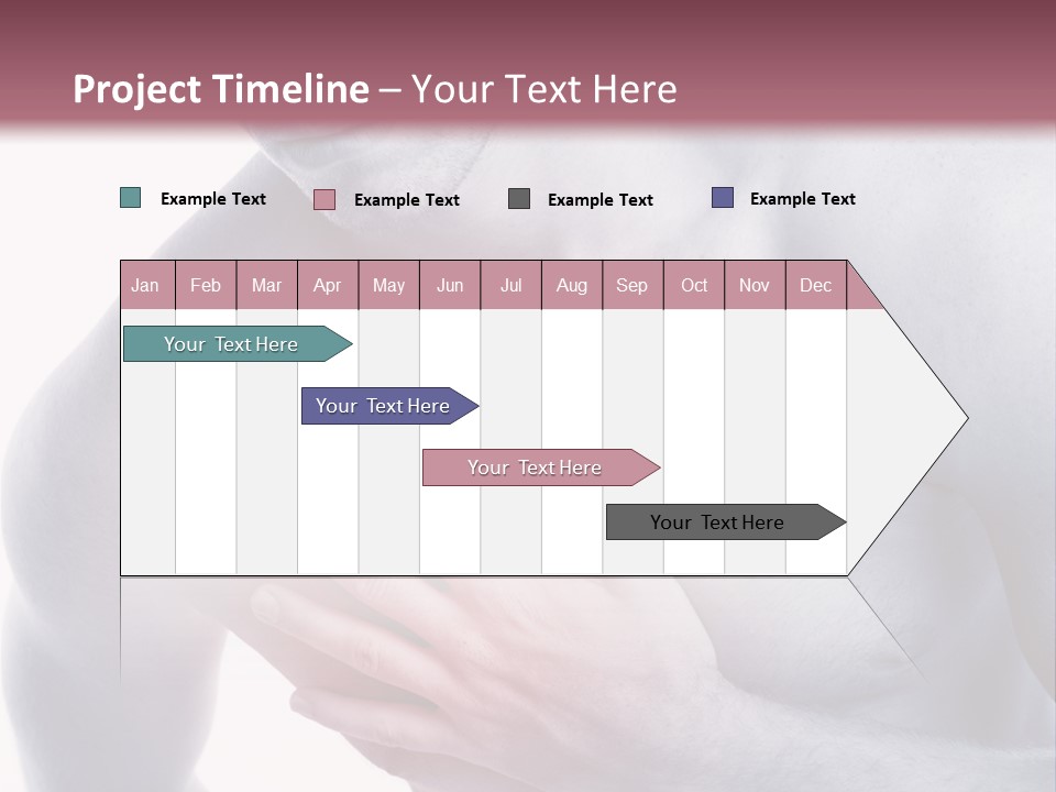 Mensch Burnout Schmerzen PowerPoint Template