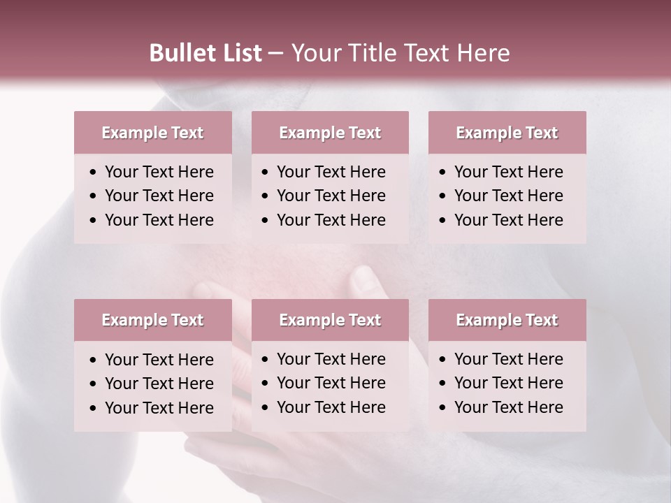 Mensch Burnout Schmerzen PowerPoint Template