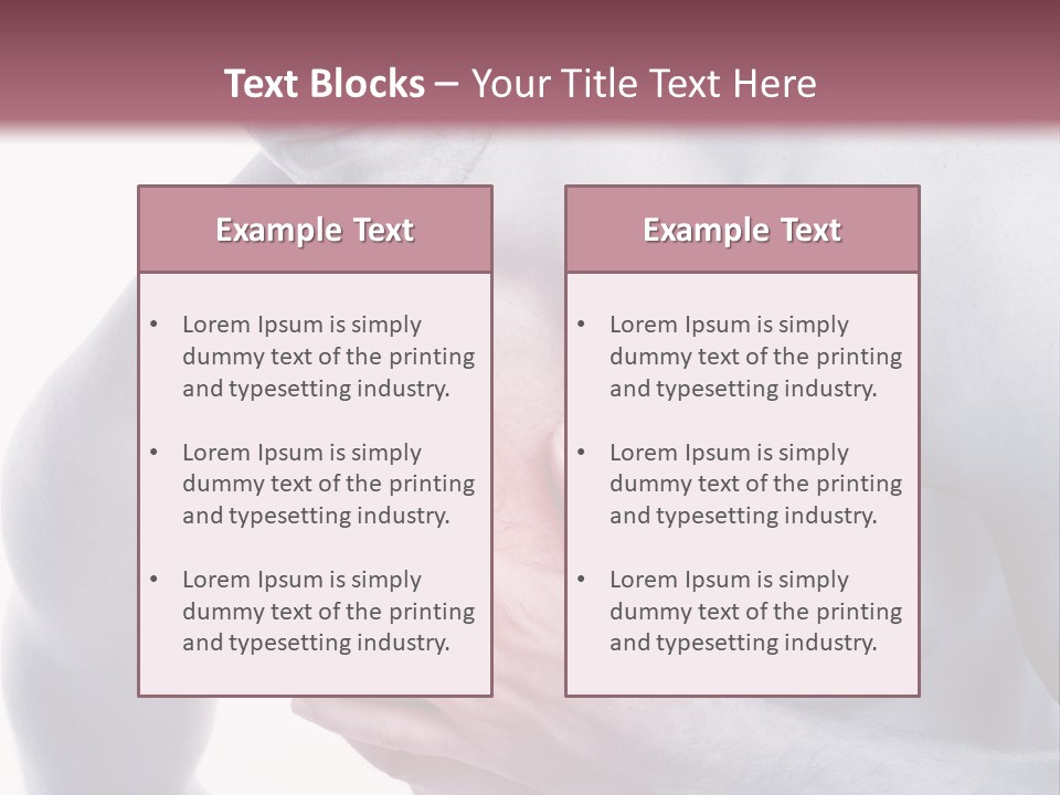 Mensch Burnout Schmerzen PowerPoint Template