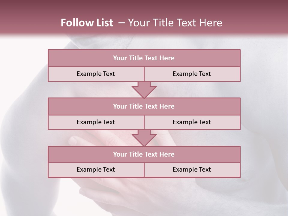 Mensch Burnout Schmerzen PowerPoint Template