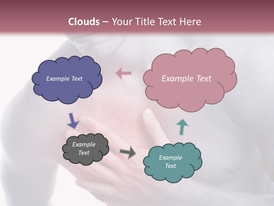 Mensch Burnout Schmerzen PowerPoint Template