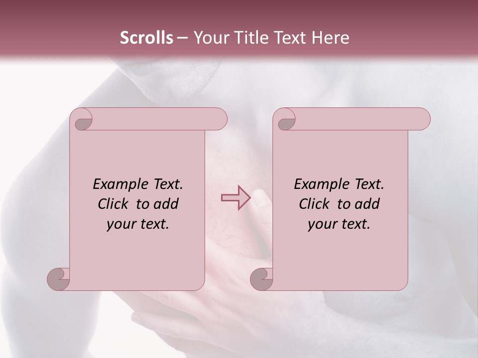 Mensch Burnout Schmerzen PowerPoint Template