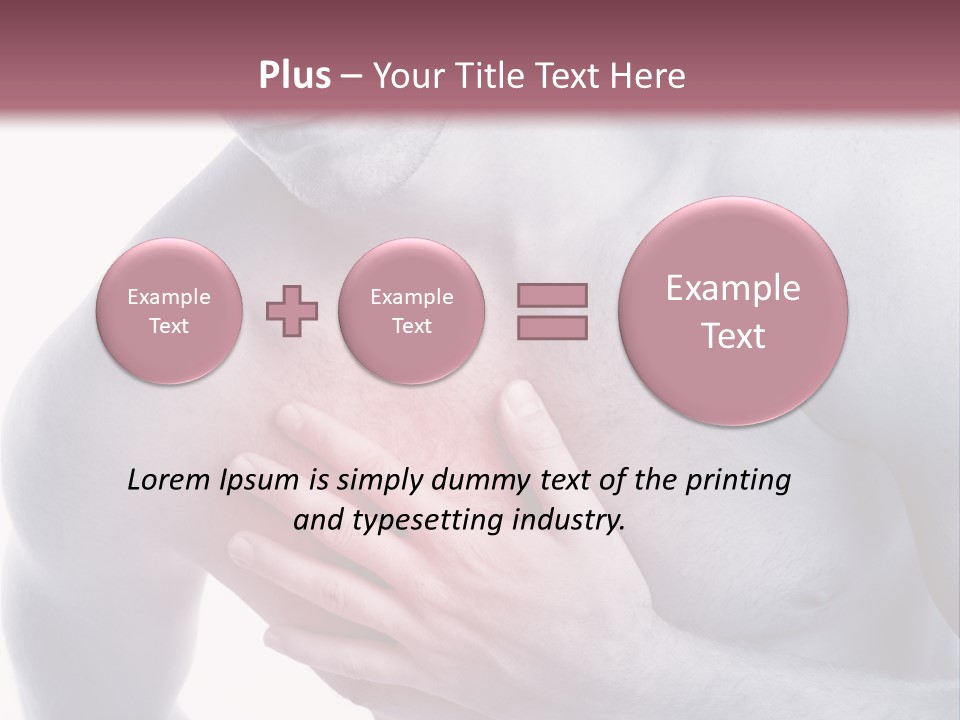 Mensch Burnout Schmerzen PowerPoint Template